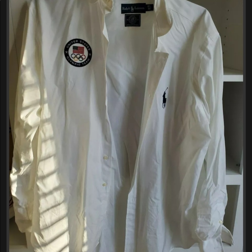 AUTHENTIC From the Olympics !! Rare polo outfit with hat, belt,shirt, pants .